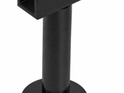Upstand Support Bracket - Glass to Floor - Matt Black
